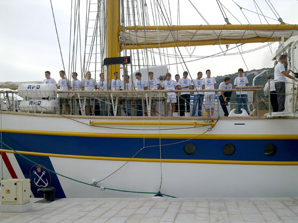 2011. 09. 12. - Početak praktične nastave na školskom brodu za učenike pomorskih škola